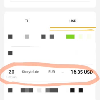 Storytel Türkiye Üyeliğinden Euro Üzerinden Fahiş Aylık Ücret Alması