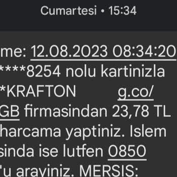 Helppay Google Krafton İşlemim Dışında Para Çekimi Oluşturmuştur