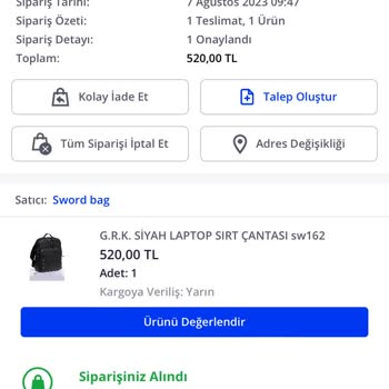Pazarama Siparişim Gelmedi İptal De Edilmiyor