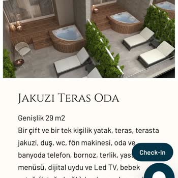 Etstur Kirman Sidera Luxury Hotel'de 2 Farklı Görselde Jakuzili Teraslı Oda