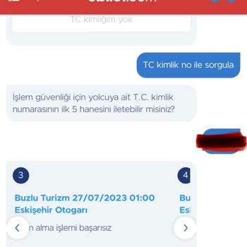 Obilet Otobüs Bilet Sistemsel Hata İadesi