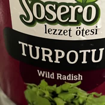 Sosero Turp Otundan Taş Çıkması