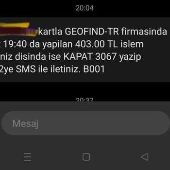 Geofind Üyeliğin İptalini İstiyorum