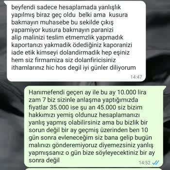Eskidji Bazaar Ekstra Para İstemesi Ürünü Göndermemesi