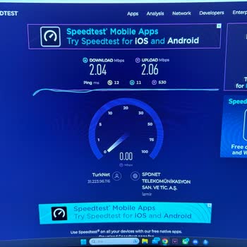 TurkNet İnternetinde Yaşadığım Hız Ve Kesinti Sorunları