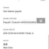 Turkcell Paycell Geri Ödeme Para İadesi