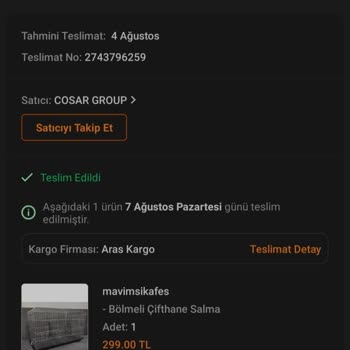 Aras Kargo Ürünleri Başka Birine Teslim Ediyor