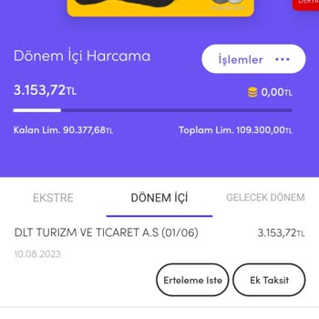 Juzdan Axess Tatil Harcamaları