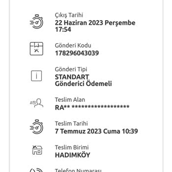 Yurtiçi Kargo Hadımköy Şubesi Kötü Üslup