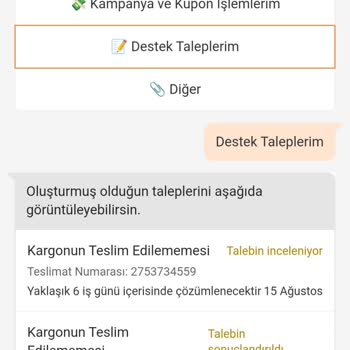 Trendyol Express Kargonun Kaybolması İlgilenilmemesi