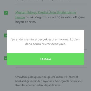 TEB Alışveriş Kredisi Başvurum Onaylanıyor Ama Kullanamıyorum
