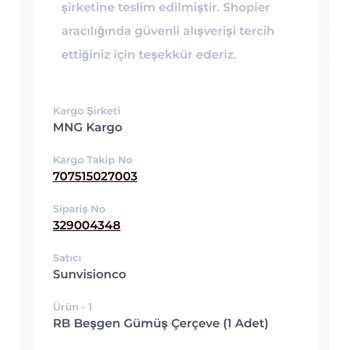 MNG Kargo Ürün Teslimatı Yapılamadı