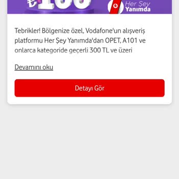 Vodafone Hediye Çarkı Bozuk