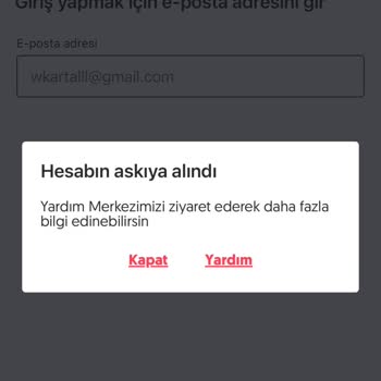 Letgo Hesabımı Askıya Aldı