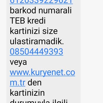 Kuryenet Kargomu Teslim Etmiyor.