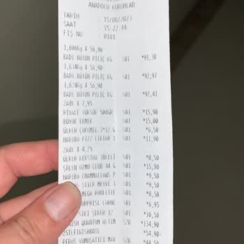 Şok'tan Asla Gıda Maddesi Almam