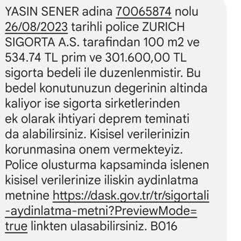 Zürih Sigorta Otomatik Sigorta Yenileme İptali