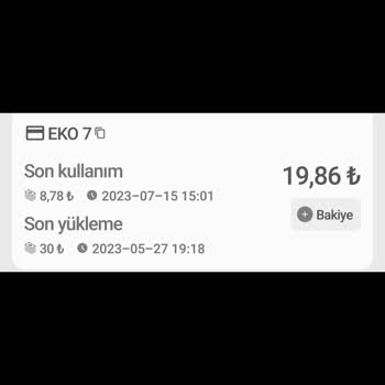 İzmir Büyükşehir Belediyesi Kart İadesi Hakkında Sorun