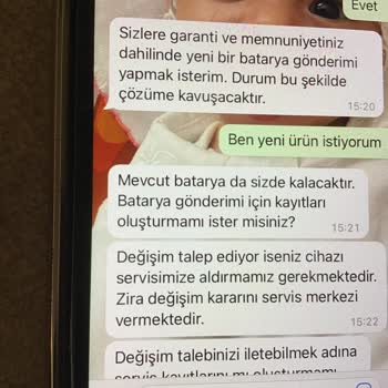 Dyson Kusurlu Ürün Gönderimi