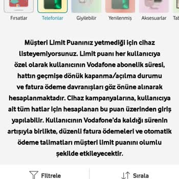 Vodafone Puanımı Düşürdü Nedenini Öğrenmek İstiyorum