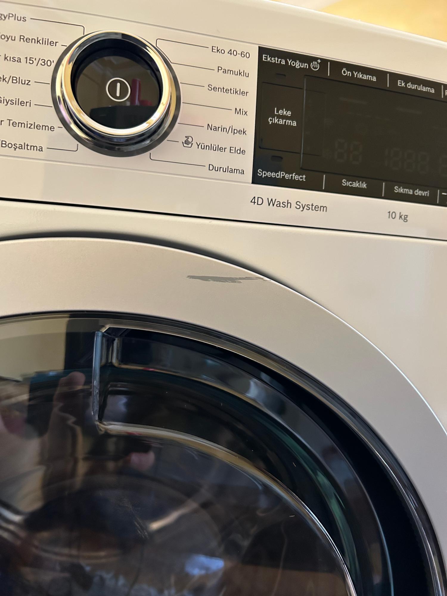 Logistics Concealing Flaws during Bosch Washing Machine Delivery Xolvie