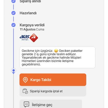 Aras Kargo Kargomun Teslim Edilmemesi