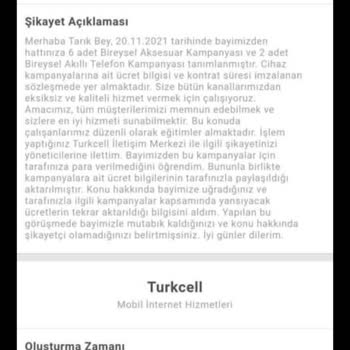 Turkcell Almadığım Ürünleri Faturama Yansıtmışlar