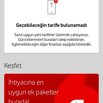 Vodafone Faturalı Hatta Geçiş Yapamıyorum