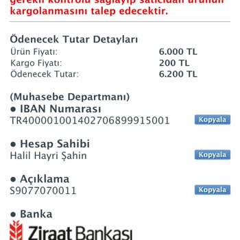 Sahibinden Param Güvende İle Paramı Kaptırdım