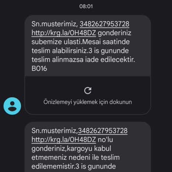 Aras Kargo Adresime Kargoyu Getirmemeleri