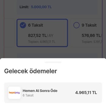 Hepsipay "Sonra Öde" Alışverişinde Peşinat İstiyor