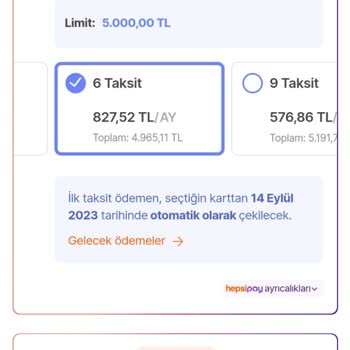 Hepsipay "Sonra Öde" Alışverişinde Peşinat İstiyor