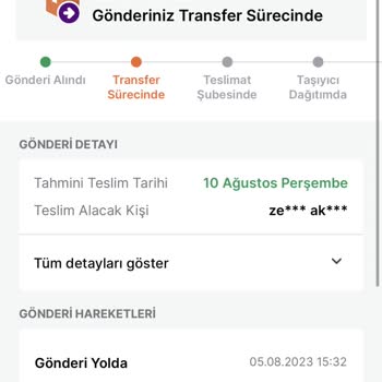 Trendyol Express Kargom 12 Gündür Yolda