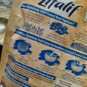 Eti Gıda Eti Lifalif Yulaf Ezmesi'indeki Kabuklar
