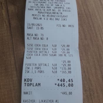 HD İskender Restaurant Hizmet Ve Servis