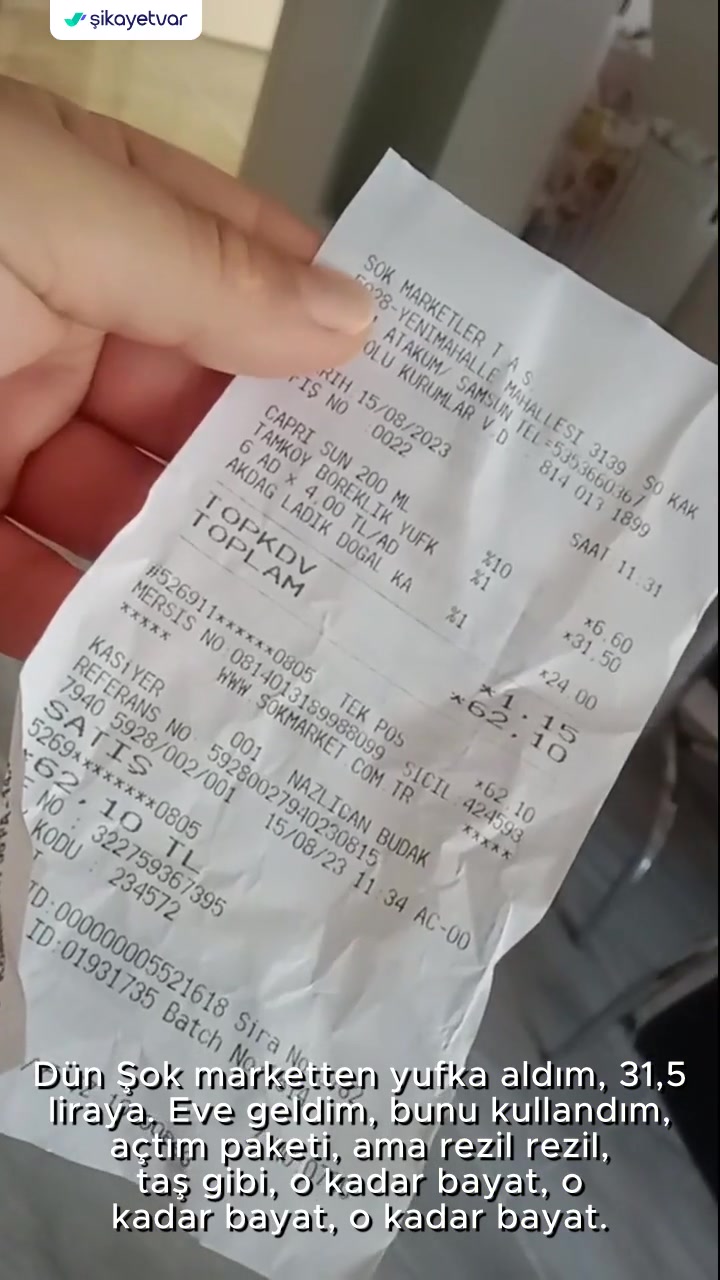 Şok Marketler Bayat Yufka Satıyor! videonun kapak resmi