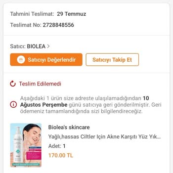 Alanya Damlataş Sürat Kargo Kargo Getirmemesi