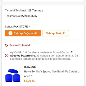 Alanya Damlataş Sürat Kargo Kargo Getirmemesi