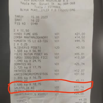 BİM Bozuk Sebze İade Mağduriyeti