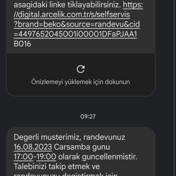 Beko Montaj Randevusu Saatini Müşteriye Sormadan Değiştiriyor