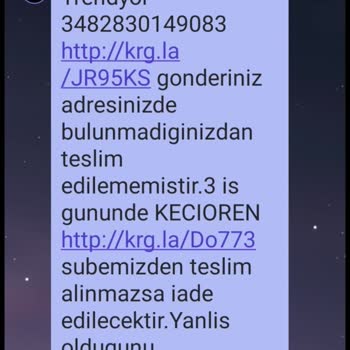 Aras Kargo Kargom Şubeye Gitti Evimde Olmadığım Söylendi