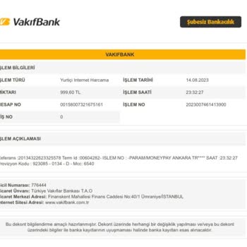 Money Pay Firması Parama El Koydu