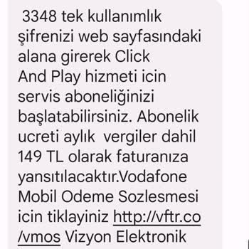 Vodafone Pay Yeni Para Tuzu