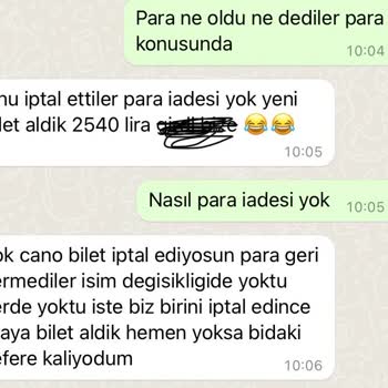 Anadolu Jet Uçak Bileti İptal Sırasında İade Para Olmaması