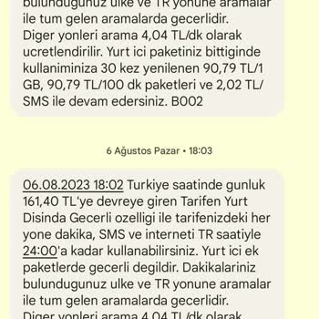 Turkcell İnternet Paketinin Çalışmaması