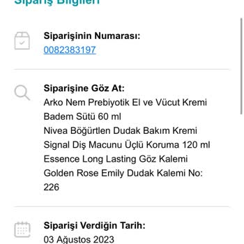 Watsons Puanla Aldığımız Siparişi İptal Ettiler Puanlarımızı Geri Vermiyorlar
