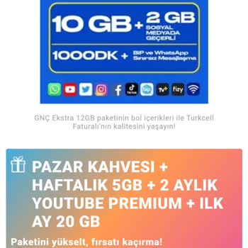 Turkcell Paket Bilgilerinde Yanıltıcı Bilgilendirme