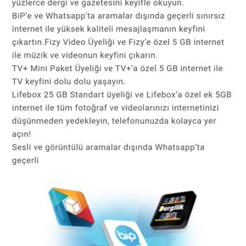 Turkcell Paket Bilgilerinde Yanıltıcı Bilgilendirme