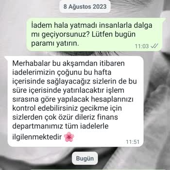 Qafiye Prive Sayfası İademi Yatırmıyor