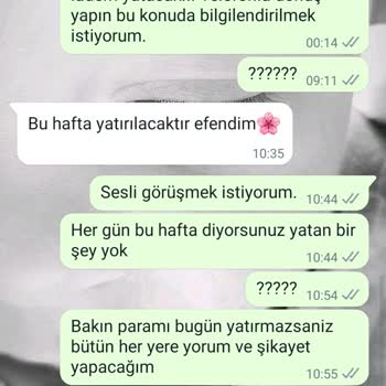 Qafiye Prive Sayfası İademi Yatırmıyor